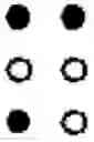 Fig. 46 - Method for expressing characters for reading by tactile sense and apparatus