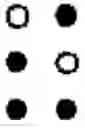 Fig. 60 - Method for expressing characters for reading by tactile sense and apparatus