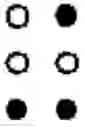 Fig. 74 - Method for expressing characters for reading by tactile sense and apparatus