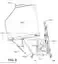 Fig. 08 - Table tennis game having a playing surface divided into multiple independent playing stations by intersecting rigid barriers