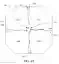 Fig. 17 - Table tennis game having a playing surface divided into multiple independent playing stations by intersecting rigid barriers