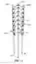 Fig. 08 - Lacrosse pocket having shooting string guide tubes between the runners