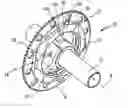 Fig. 01 - Device for coupling pulleys or gear wheels