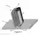 Fig. 06 - Portable swivel-fold electronic device with offset swivel