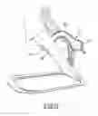 Fig. 11 - Hygienic, turning control element which is used to actuate a mechanism, such as a door opener