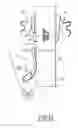 Fig. 13 - Hygienic, turning control element which is used to actuate a mechanism, such as a door opener