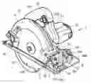 Fig. 01 - Portable circular saw having light irradiation unit