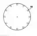Fig. 01 - Device and method for display of azimuthal and other information