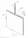 Fig. 04 - Attachment system for attaching an electric cable to a glass pane to provide electricity thereto