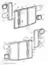 Fig. 01 - BASIC MODULE FOR A MODULAR SCREEN FOR DISPLAY OR PARTITION