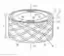 Fig. 01 - Filtration member for inflator and method of manufacturing the same