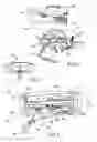 Fig. 03 - Trailer section pivoting about lateral axis and fore-aft axis relative to mower having vacuum system