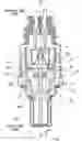 Fig. 01 - Gas sensor with caulked portion for fixedly holding gas sensing element and method for producing the same