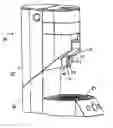 Fig. 01 - Coffee machine comprising a height-adjustable spout