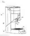 Fig. 02 - Coffee machine comprising a height-adjustable spout