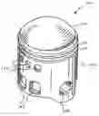 Fig. 01 - Multi-port piston and internal combustion engine