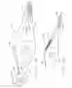 Fig. 17 - Hand tools for applying masking tape and the like to various surfaces