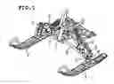 Fig. 02 - Snowmobile having a knuckle connected to a body frame via an arm