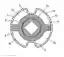 Fig. 01 - Rotary damper and method for manufacturing rotary damper