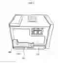 Fig. 04 - Air flow passage of microwave oven