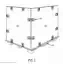 Fig. 03 - Modular, knock-down, light weight, thermally insulating, tamper proof shipping container and fire retardant shipping container bag