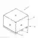 Fig. 01 - Panel and support structure for collapsible container, and collapsible container