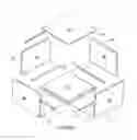Fig. 03 - Panel and support structure for collapsible container, and collapsible container