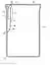 Fig. 01 - Trash can with integrated pouch for dispensing of plastic trash can liners