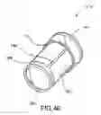 Fig. 40 - Container having a rim or other feature encapsulated by or formed from injection-molded material