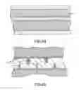 Fig. 55 - Container having a rim or other feature encapsulated by or formed from injection-molded material