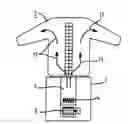 Fig. 01 - Device for smoothing and/or drying items of clothing