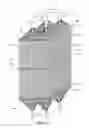Fig. 10 - Reactor with packing mean