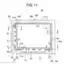 Fig. 10 - Display device comprising a first positioning wall having a height larger than the height of the bonding surface of the substrates and a second positioning wall having a height smaller than the height of the bonding surface