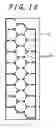 Fig. 13 - Liquid crystal display device with one pixel electrode having a plurality of generally circular patterns in each pixel region