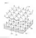 Fig. 08 - Projection-receiving surface comprising a single sheet formed into a plurality of catenoid-like mirrorlettes