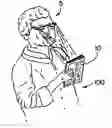 Fig. 01 - Lighted reading glasses