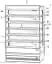 Fig. 01 - Low temperature showcase with illuminative lamp