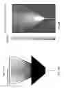 Fig. 06 - Low loss funnel-type PLC optical splitter with input cladding mode absorption structure and/or output segmented taper structure