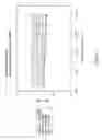 Fig. 07 - Low loss funnel-type PLC optical splitter with input cladding mode absorption structure and/or output segmented taper structure