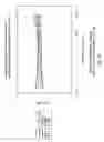 Fig. 15 - Low loss funnel-type PLC optical splitter with input cladding mode absorption structure and/or output segmented taper structure