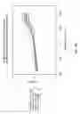 Fig. 17 - Low loss funnel-type PLC optical splitter with input cladding mode absorption structure and/or output segmented taper structure