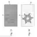 Fig. 10 - Anisotropic optical device with varying local imagewise and method for making same