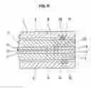 Fig. 10 - Fuel cell having a gasket integrally formed through gas diffusion layer