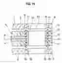 Fig. 16 - Fuel cell having a gasket integrally formed through gas diffusion layer