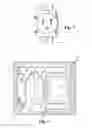 Fig. 03 - Wall plate with internal nose for low voltage communications cable and high voltage plug receptacle