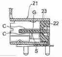 Fig. 01 - Electrical connector with signal paired contacts and ground contacts arranged to minimize occurance of crosstalk