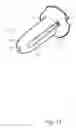 Fig. 15 - Probe for insertion in the anal canal and rectum of a body