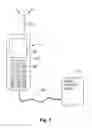 Fig. 09 - Cellular phone configured with off-board device capabilities and starter/charger and battery testing capabilities