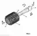 Fig. 07 - Self-cleaning hair brush