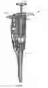 Fig. 02 - Hand-held pipette comprising at least one track and one brush for displaying a volume value to be sampled